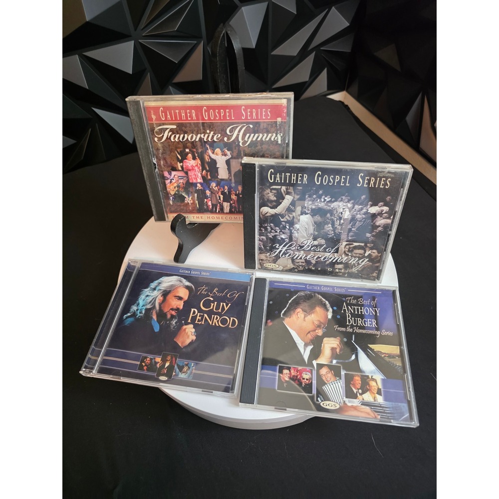 Gaither Gospel Series 4 CD Lot Favorite Hymns Guy Penrod Anthony Burger Best Of